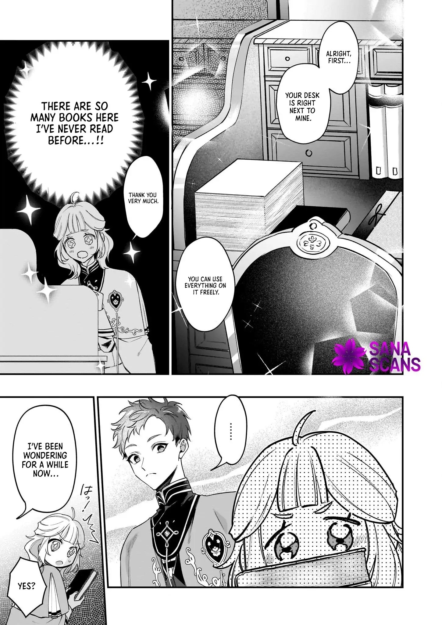 Toshokan no Tensai Shoujo: Honzuki no Shinjin Kanri wa Boudai na Chishiki de Kuni wo Sukuimasu Chapter 1 - page 33