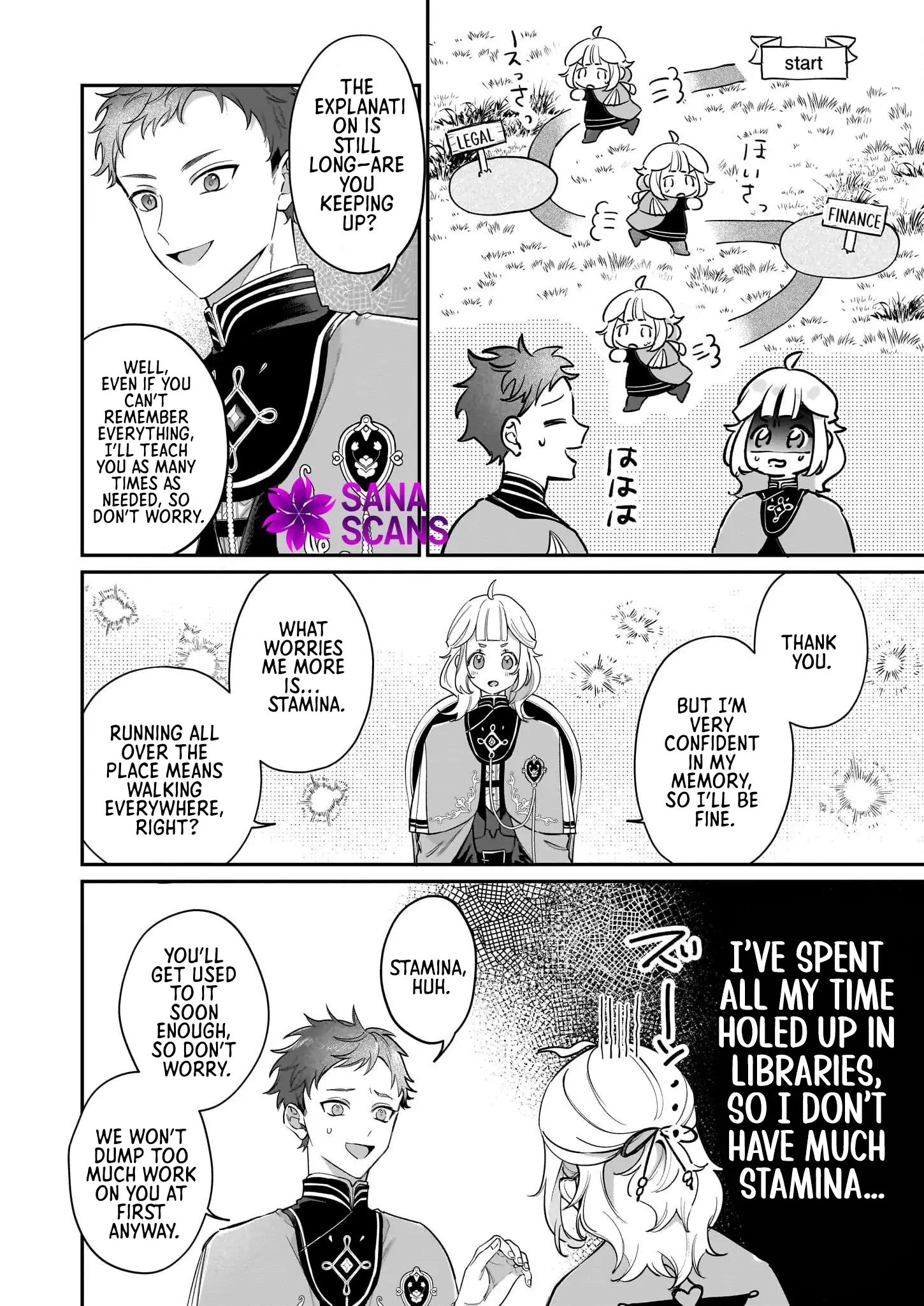 Toshokan no Tensai Shoujo: Honzuki no Shinjin Kanri wa Boudai na Chishiki de Kuni wo Sukuimasu Chapter 1 - page 38