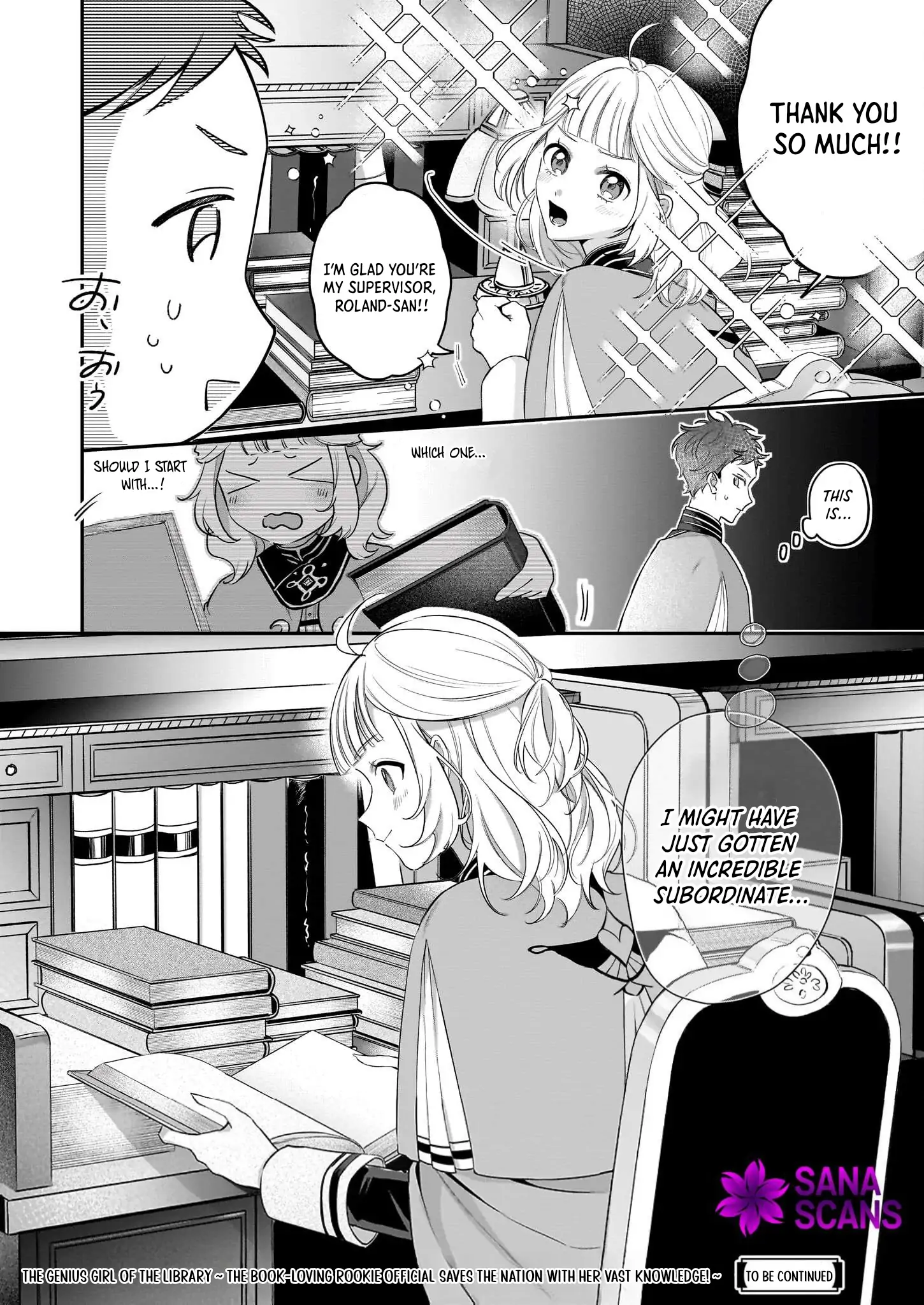 Toshokan no Tensai Shoujo: Honzuki no Shinjin Kanri wa Boudai na Chishiki de Kuni wo Sukuimasu Chapter 1 - page 54