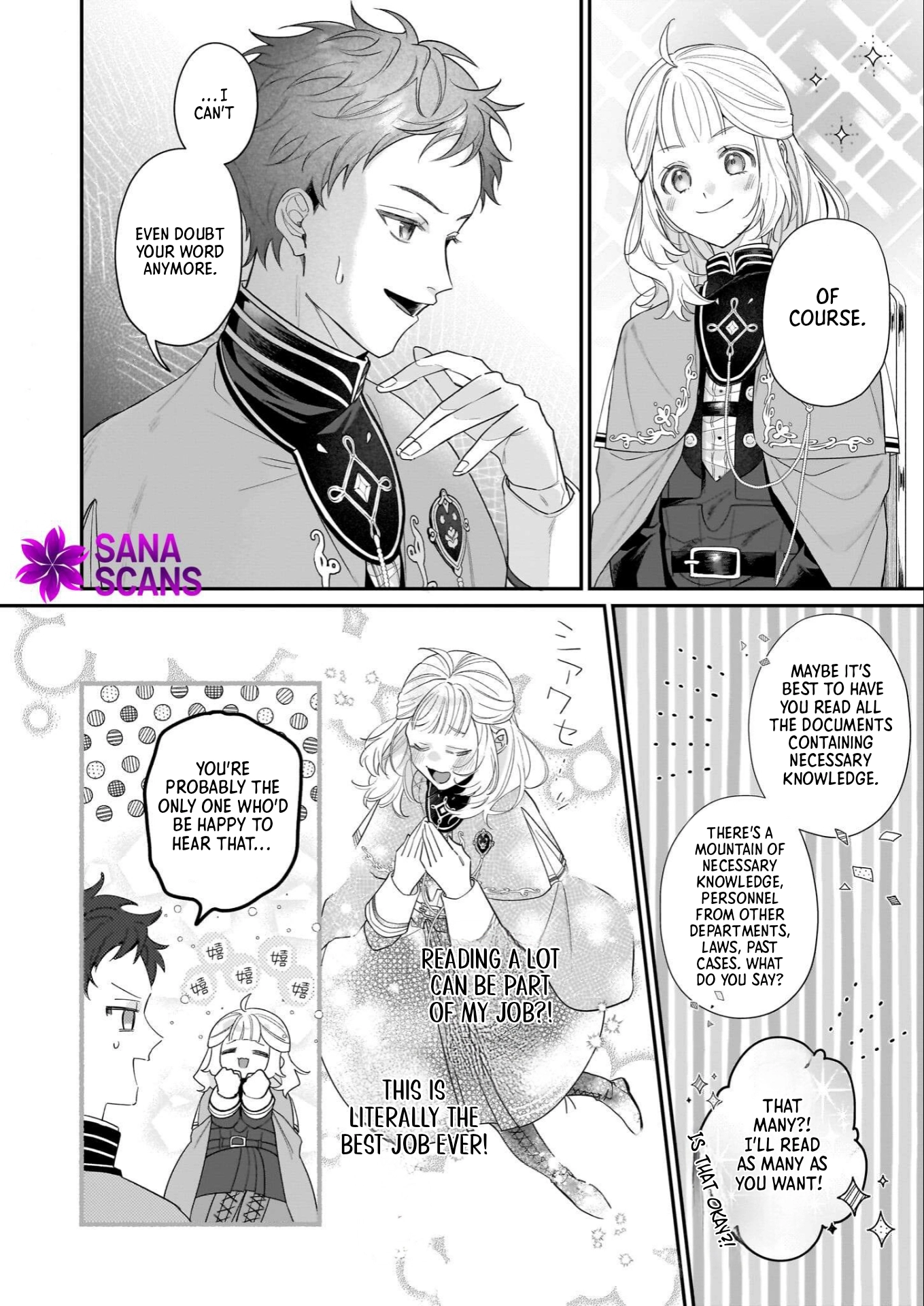 Toshokan no Tensai Shoujo: Honzuki no Shinjin Kanri wa Boudai na Chishiki de Kuni wo Sukuimasu Chapter 2 - page 42