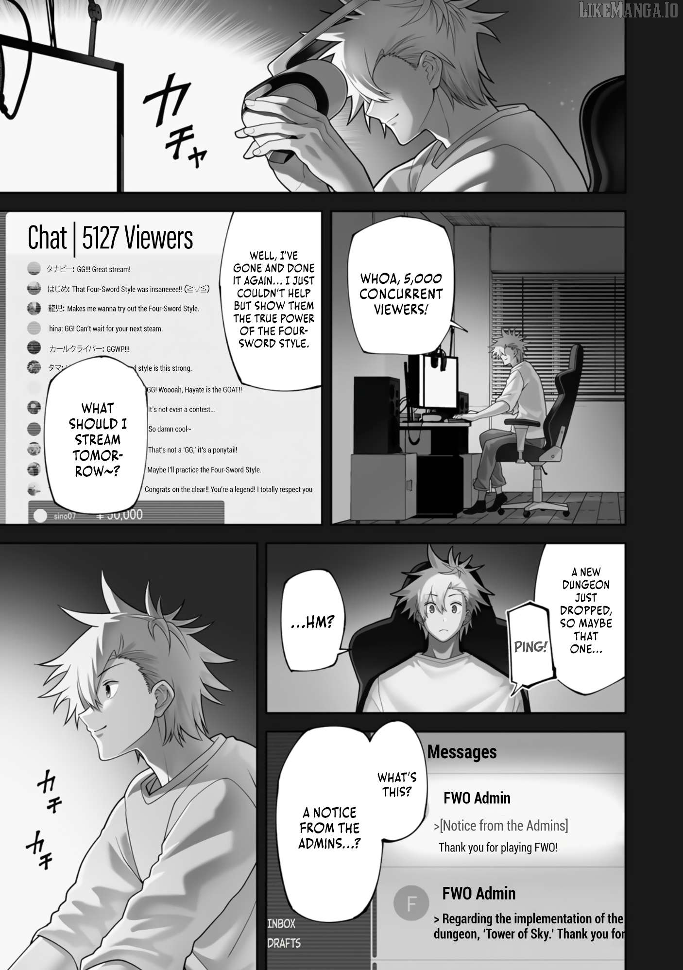 Yontou-ryuu no Saikyou Haishin-sha ~Yari Konda VR Game no Settei ge Genjitsu Sekai ni Hanei Sareta node, Haishi Yotei Datta Job de Musou Shimasu~ Chapter 1 - page 8