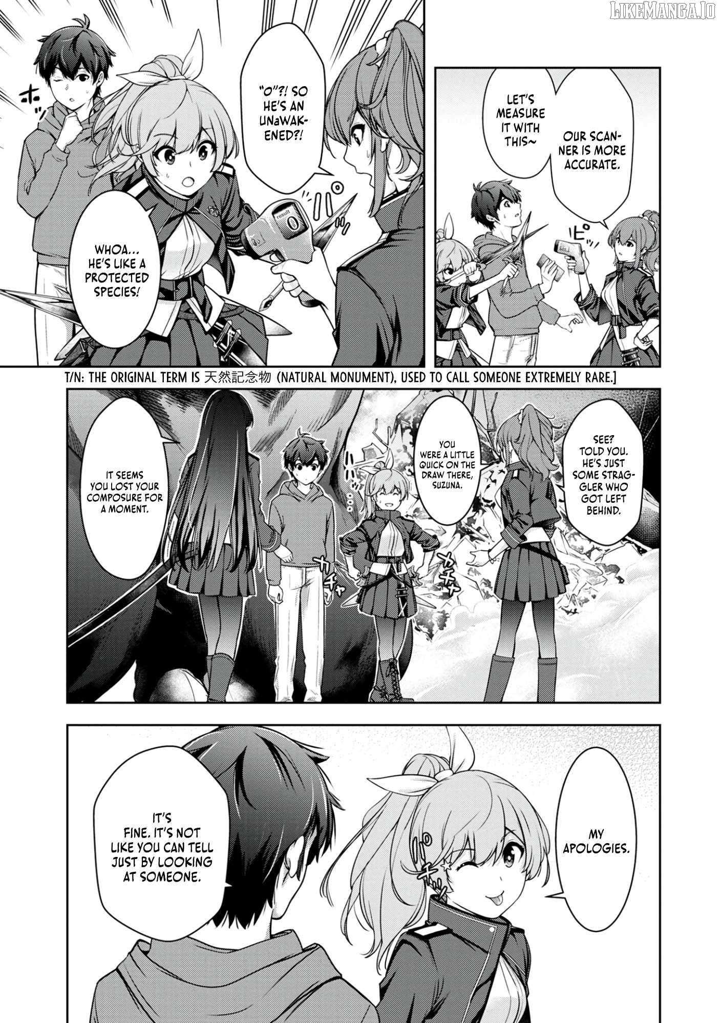 Kamigami no Kennou wo Ayatsurishi Mono ~Nouryoku Suuchi "0" de Sagesumareteiru Ore da ga, Jitsu wa Sekai Saikyou no Ikkaku~ Chapter 2 - page 6
