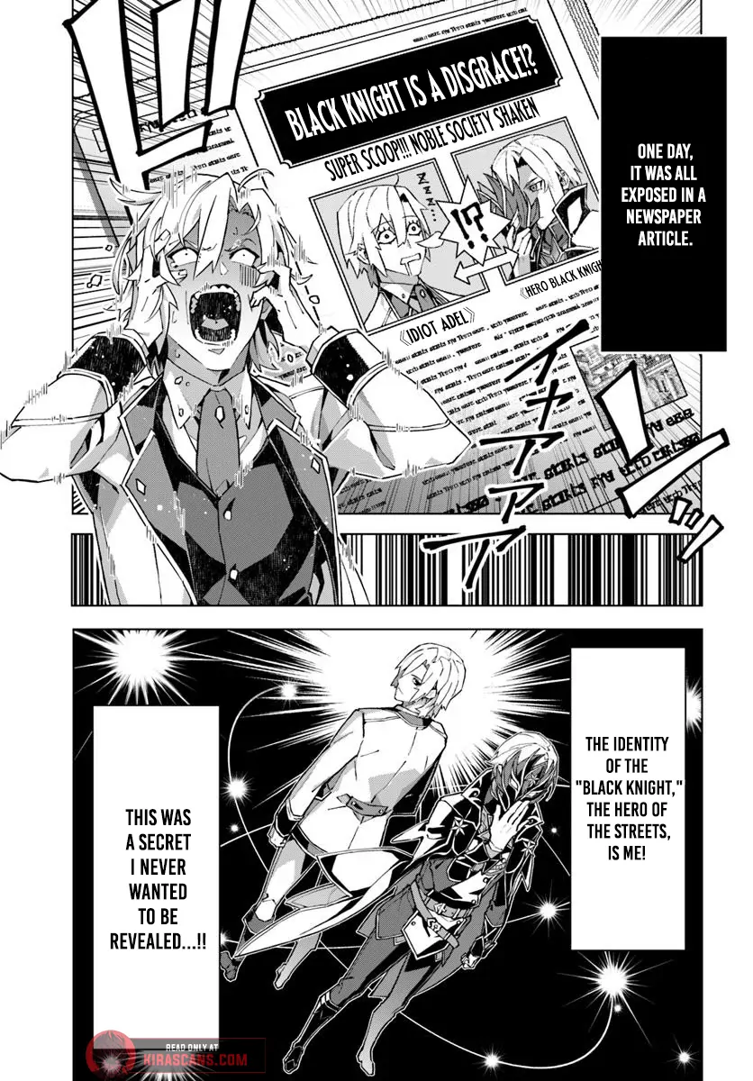 My Identity as the Masked Black Knight Is Out, So I’m Done Holding Back the Academy. Chapter 1 - page 9
