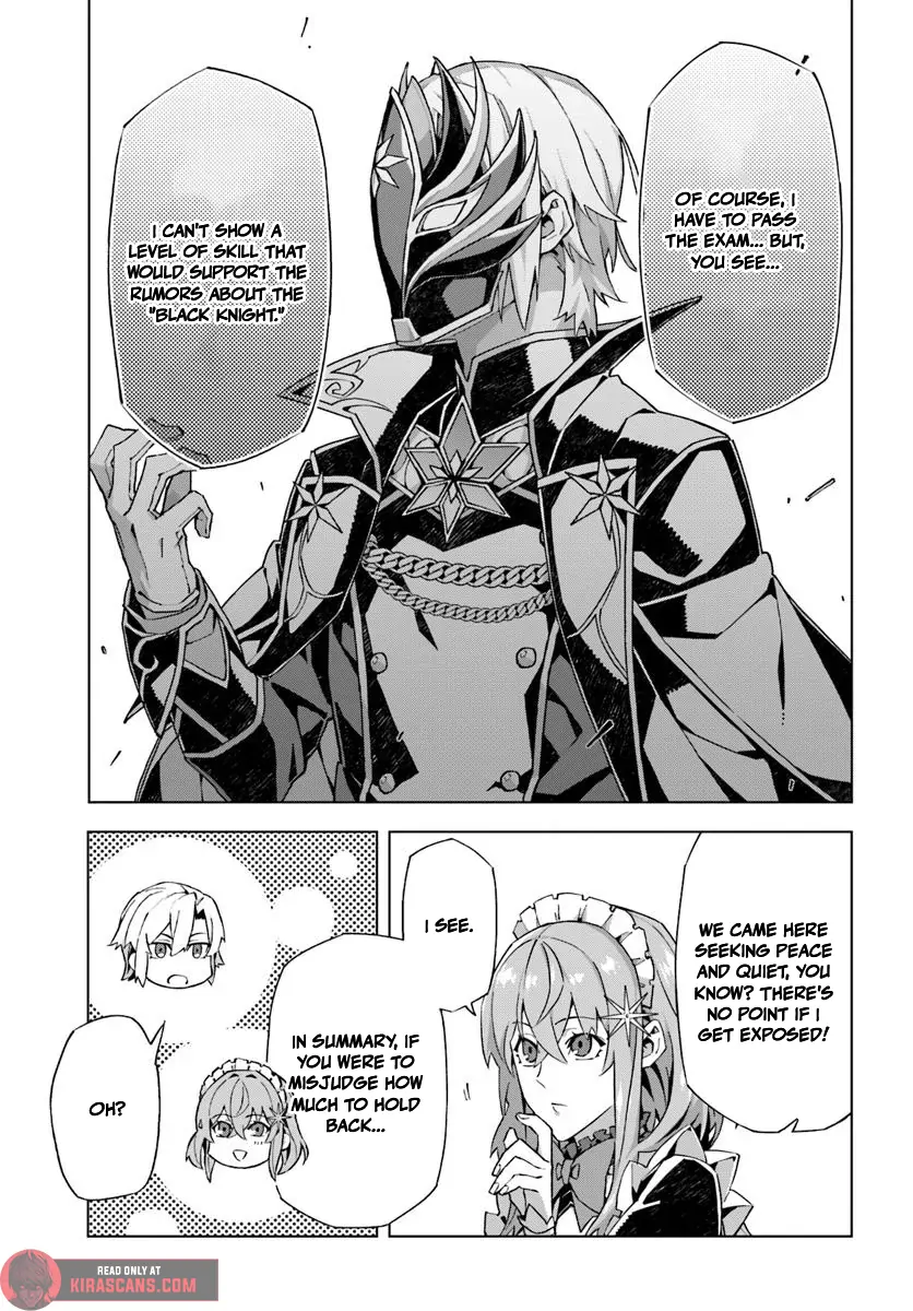 My Identity as the Masked Black Knight Is Out, So I’m Done Holding Back the Academy. Chapter 1 - page 25