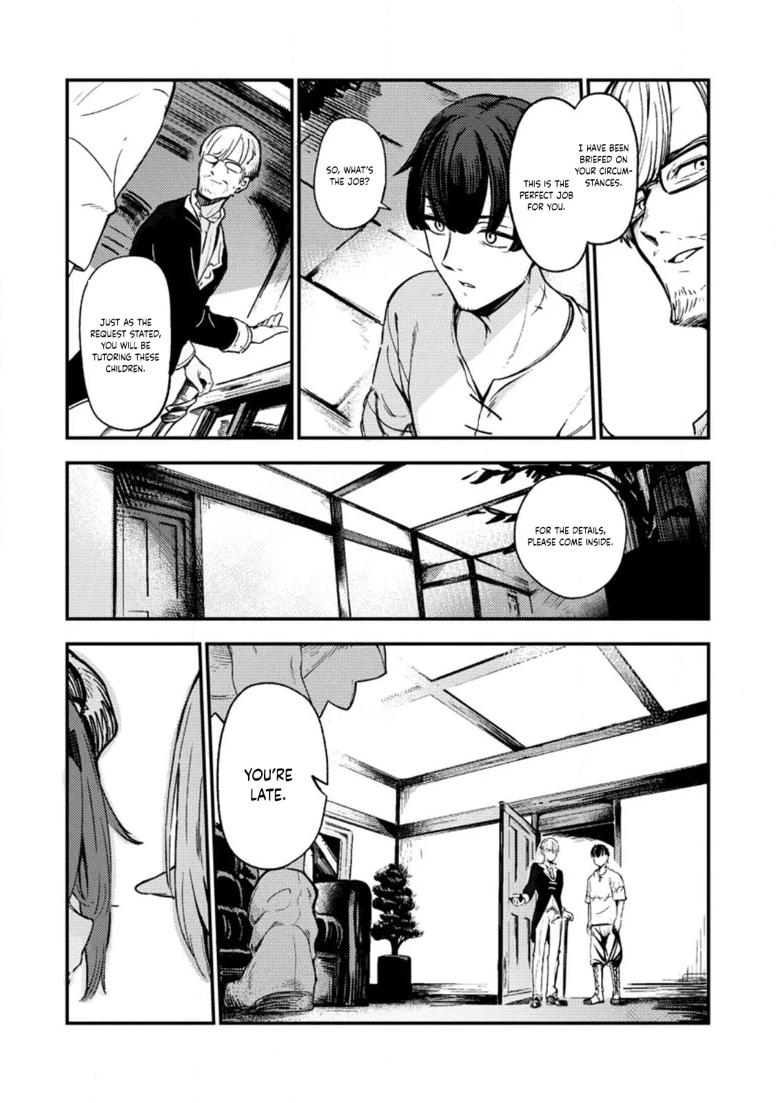 Saikyou Kyuutei Shinan-yaku no Ossan, Tsuihousareta Hekichi de Musou Suru ~Maboroshi to Natta Shuzoku no Bishoujo-tachi o Sodatete Henkyou o Kaitaku~ Chapter 1 - page 14