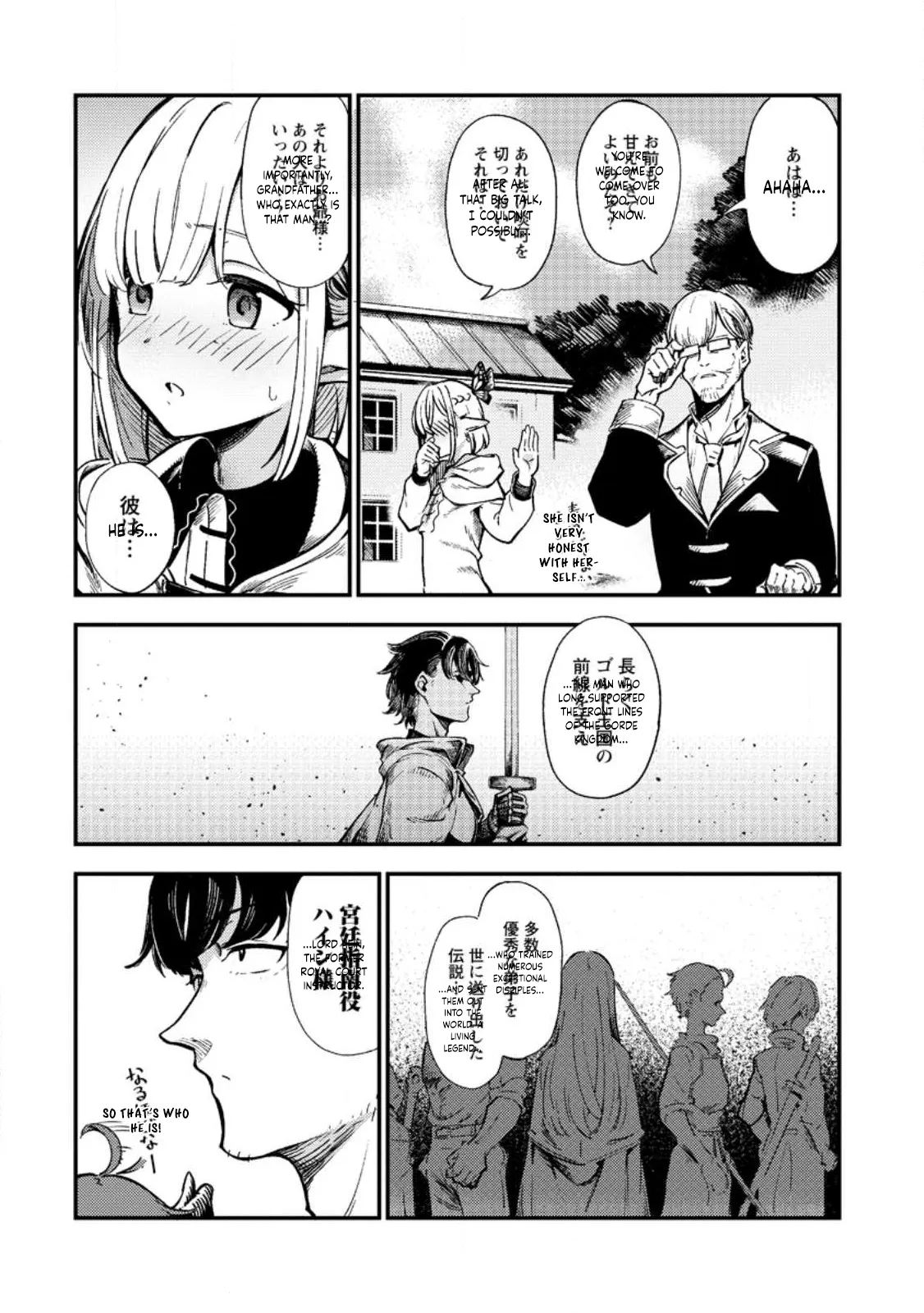 Saikyou Kyuutei Shinan-yaku no Ossan, Tsuihousareta Hekichi de Musou Suru ~Maboroshi to Natta Shuzoku no Bishoujo-tachi o Sodatete Henkyou o Kaitaku~ Chapter 1 - page 30