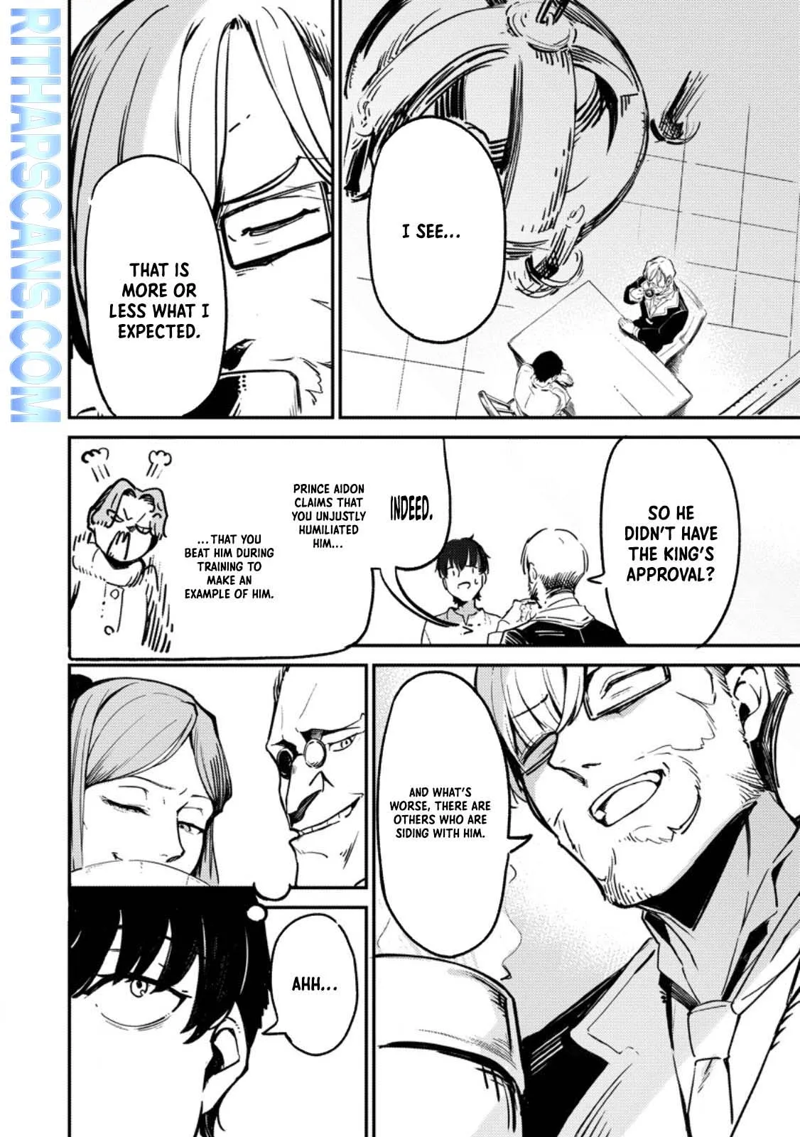 Saikyou Kyuutei Shinan-yaku no Ossan, Tsuihousareta Hekichi de Musou Suru ~Maboroshi to Natta Shuzoku no Bishoujo-tachi o Sodatete Henkyou o Kaitaku~ Chapter 2.2 - page 9