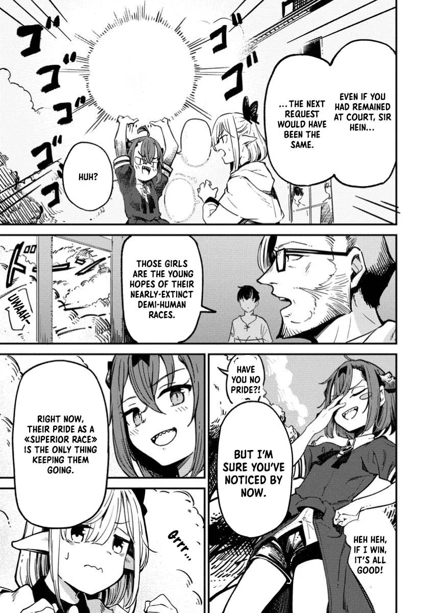 Saikyou Kyuutei Shinan-yaku no Ossan, Tsuihousareta Hekichi de Musou Suru ~Maboroshi to Natta Shuzoku no Bishoujo-tachi o Sodatete Henkyou o Kaitaku~ Chapter 2.3 - page 4