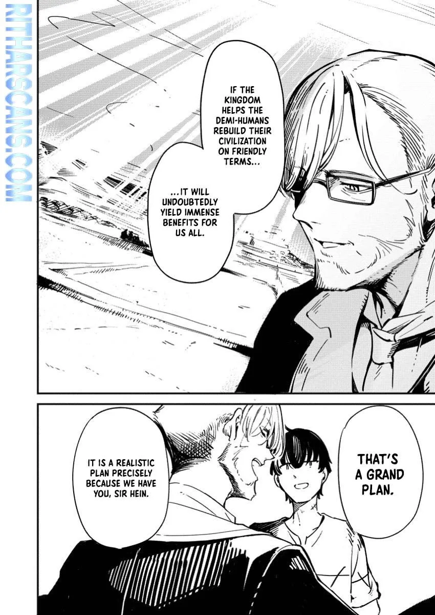 Saikyou Kyuutei Shinan-yaku no Ossan, Tsuihousareta Hekichi de Musou Suru ~Maboroshi to Natta Shuzoku no Bishoujo-tachi o Sodatete Henkyou o Kaitaku~ Chapter 2.3 - page 6