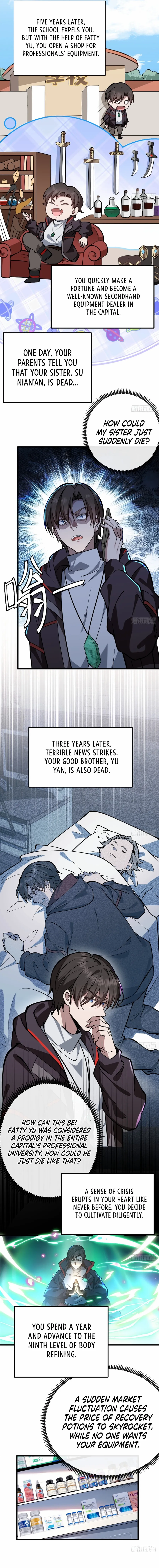 Others level up, I cultivate—emerging only at Great Ascension Chapter 1 - page 7