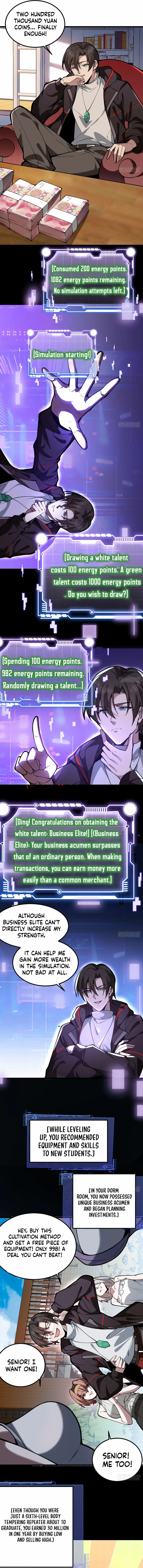 Others level up, I cultivate—emerging only at Great Ascension Chapter 2 - page 4