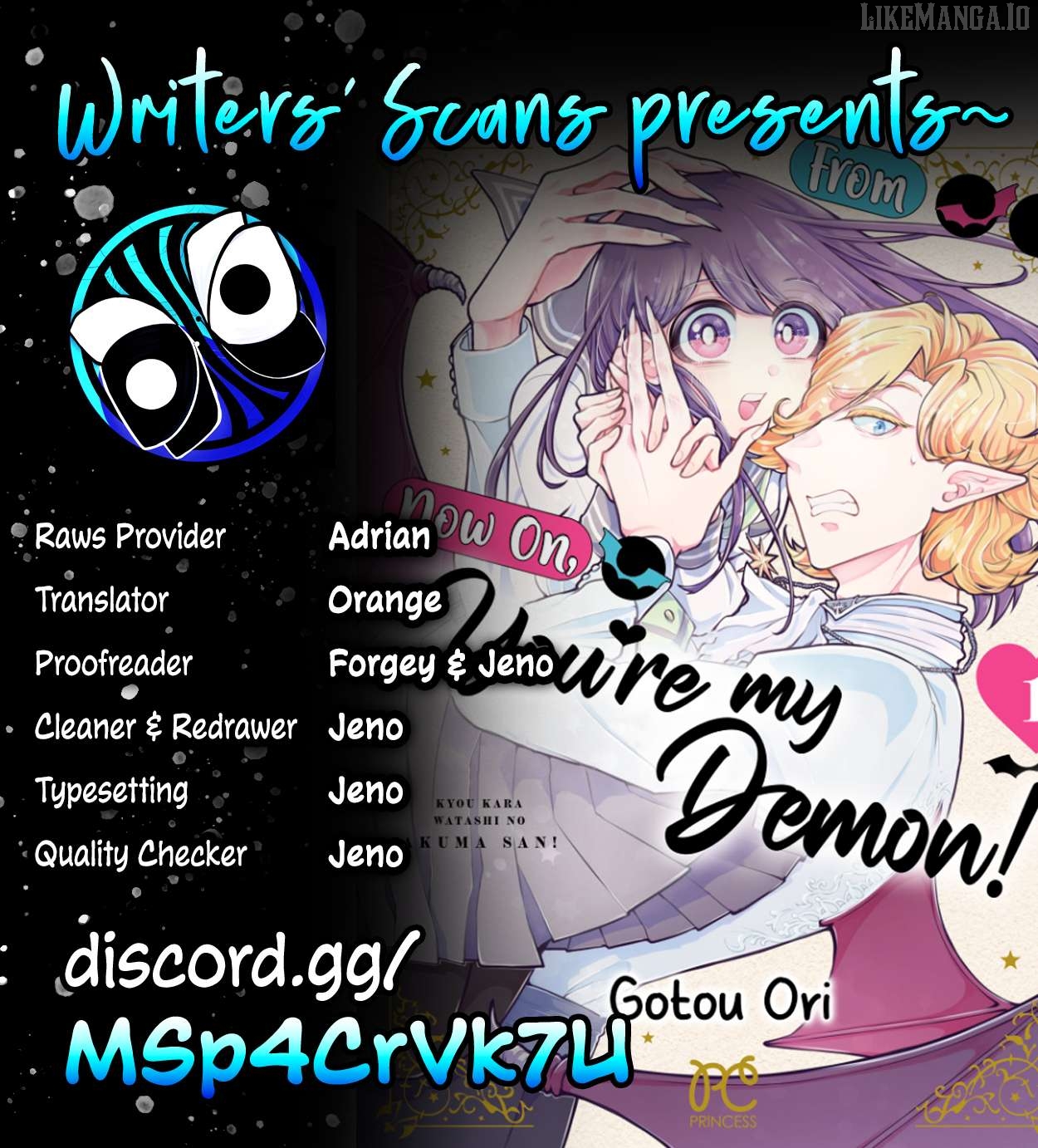Kyou kara Watashi no Akuma-san! Chapter 1 - page 1