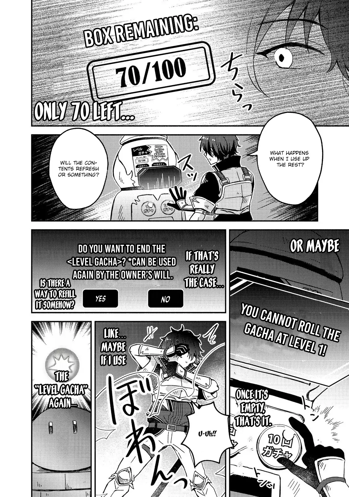 Level Gacha ~Hazure Status "Un" ga Kekkyoku Ichiban Juuyoudatta Ken~ Chapter 1 - page 51