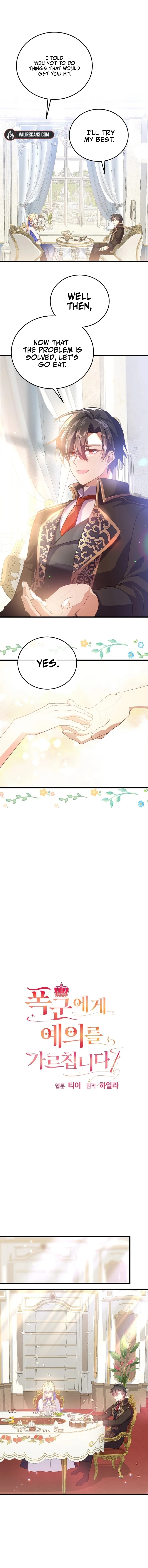 Teaching the Tyrant Manners Chapter 20 - page 3