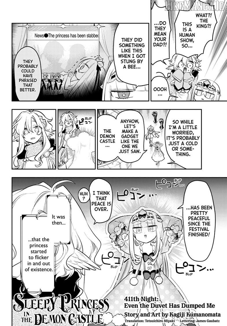 Maou-jou de Oyasumi Chapter 411 - page 4