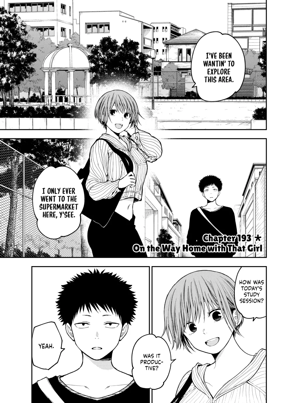 My Charms Are Wasted On Kuroiwa Medaka Chapter 193 - page 1