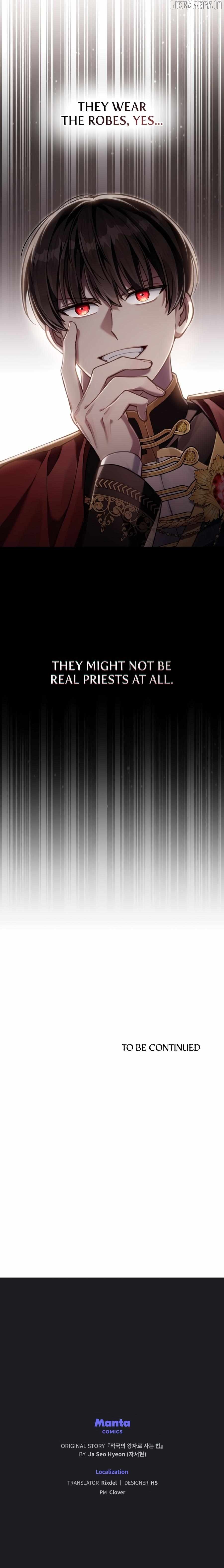 Living as the Enemy Prince Chapter 78 - page 22