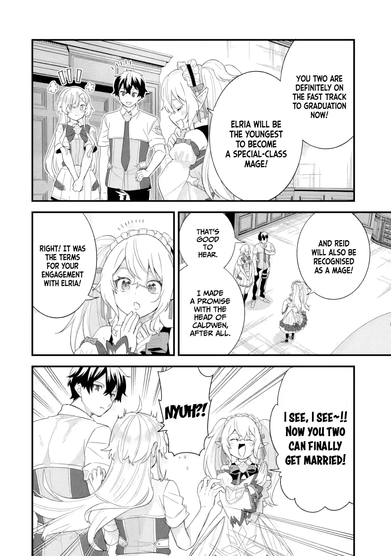 Reincarnated • The Hero Marries the Sage ~After Becoming Engaged to a Former Rival, We Became the Strongest Couple~ Chapter 30 - page 37