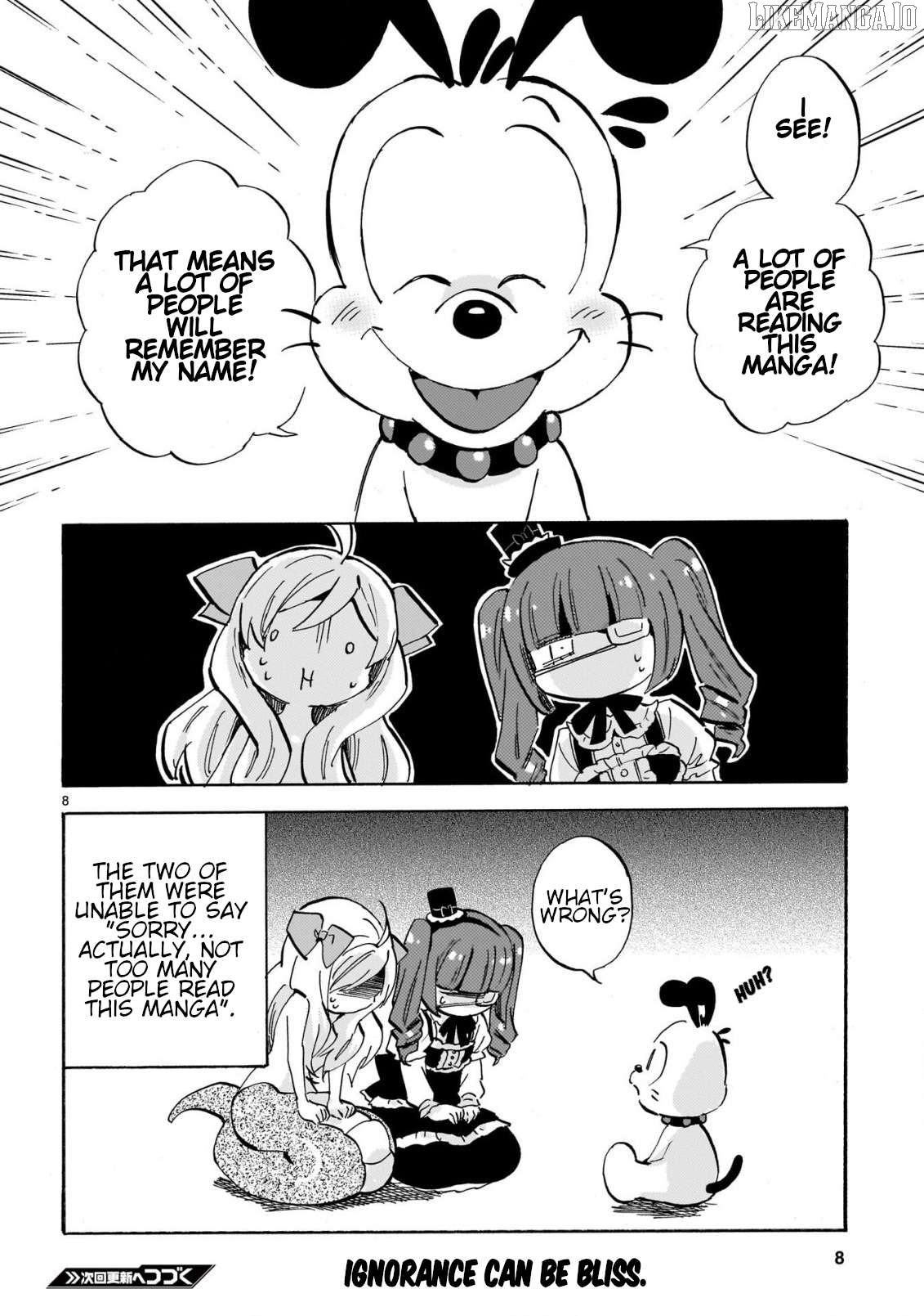 Jashin-chan Dropkick Chapter 285 - page 8