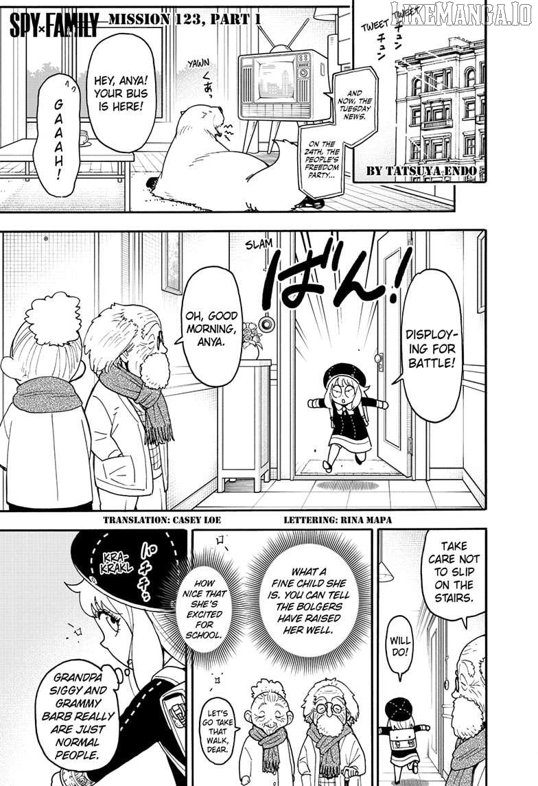 Spy X Family Chapter 123.1 - page 1