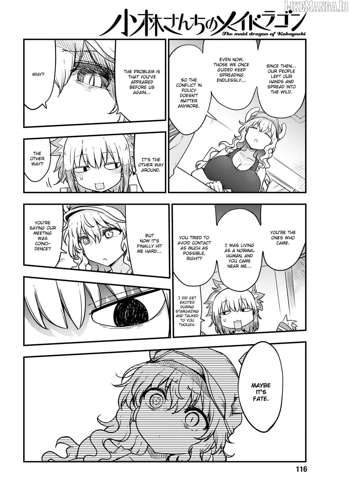 Kobayashi-San Chi No Maid Dragon Chapter 169 - page 12