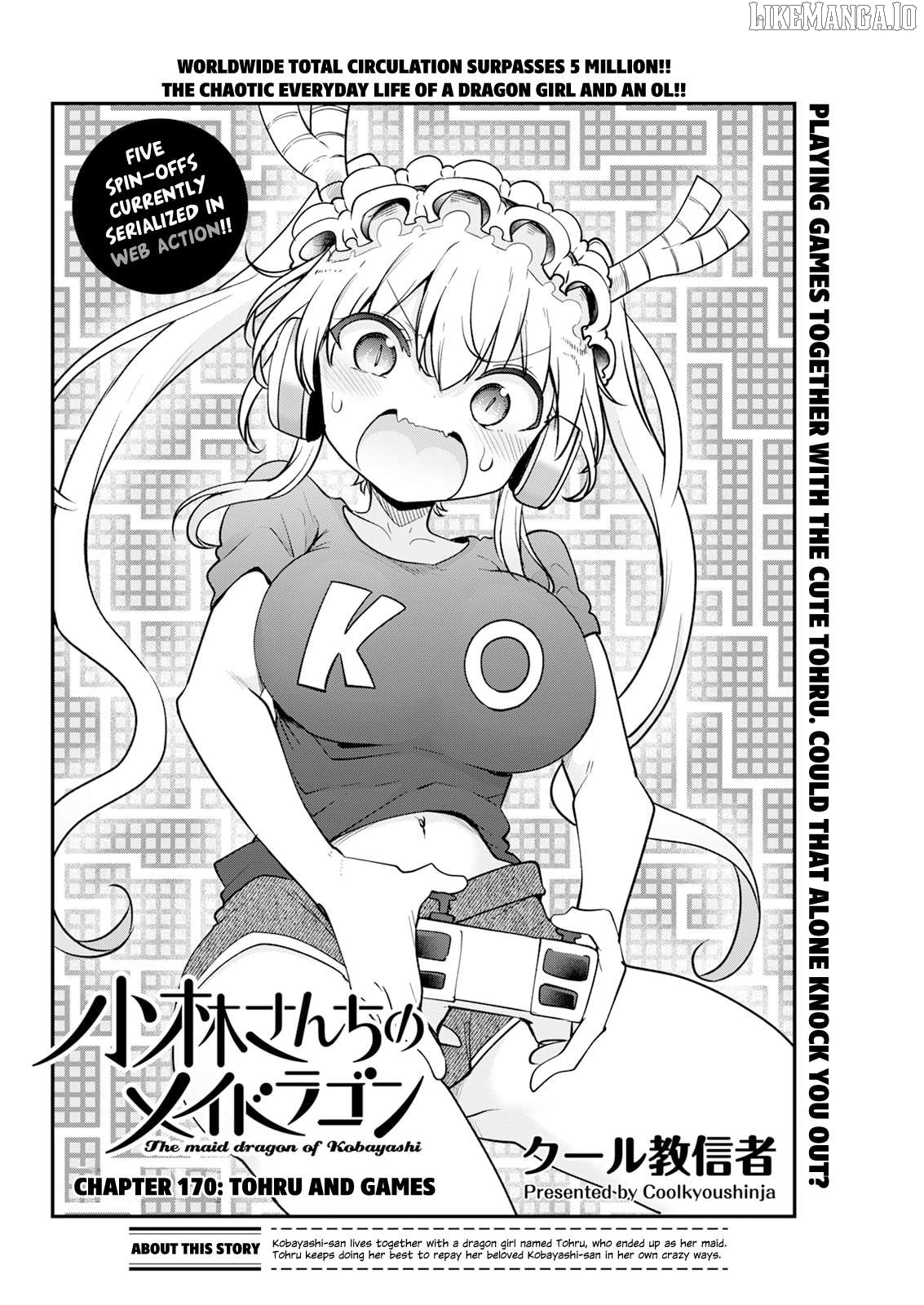 Kobayashi-San Chi No Maid Dragon Chapter 170 - page 2