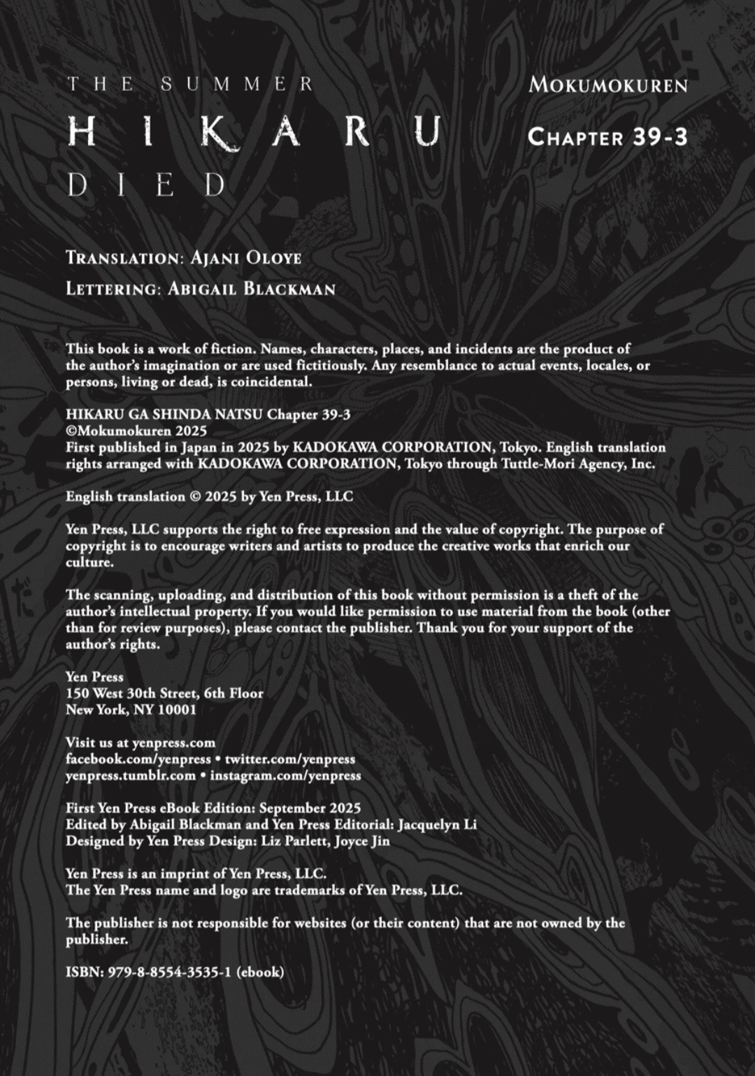 The Summer Hikaru Died Chapter 39.3 - page 13