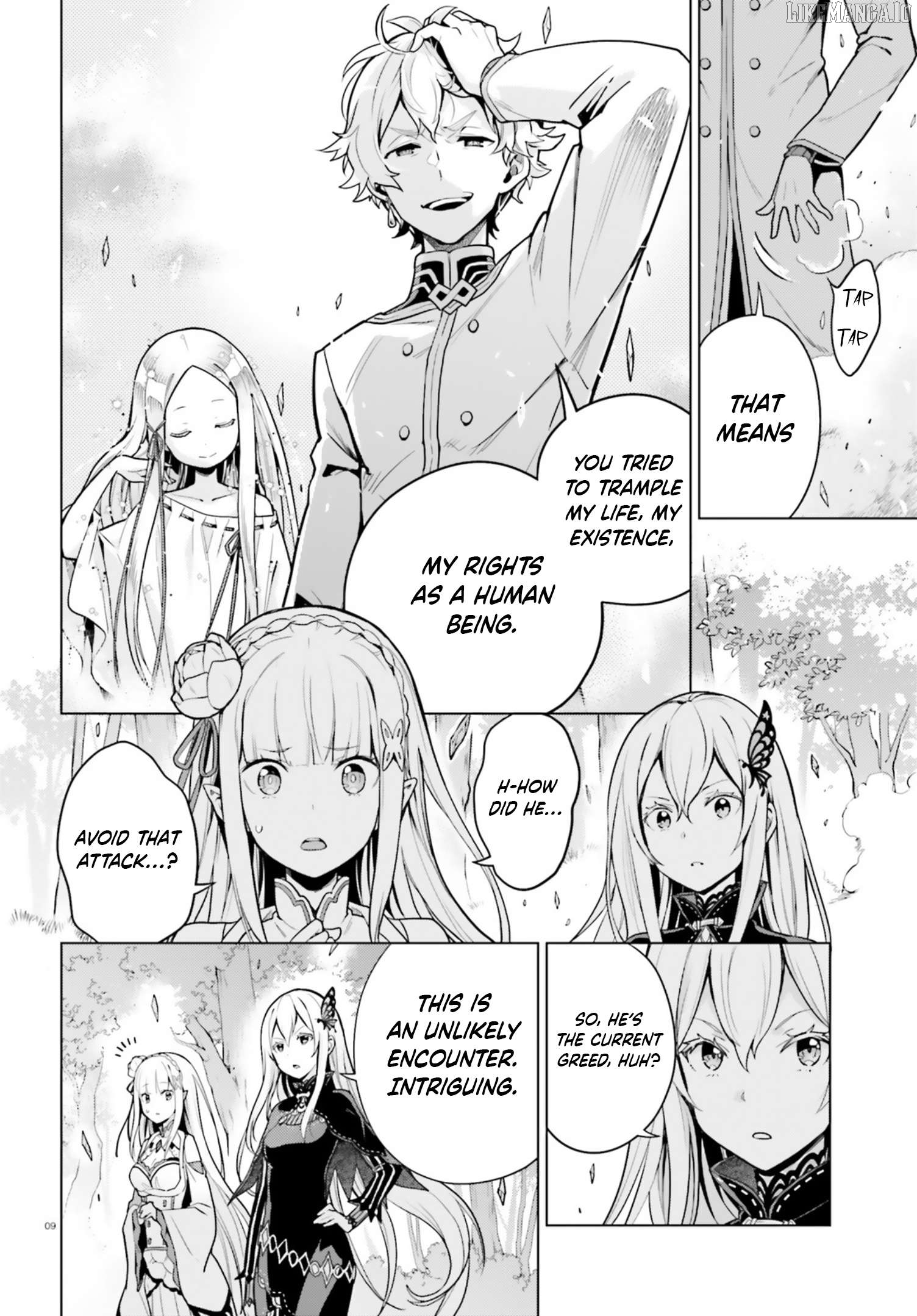 Re:zero Kara Hajimeru Isekai Seikatsu Dai 4-Shou - Seiiki To Gouyoku No Majo Chapter 58 - page 9