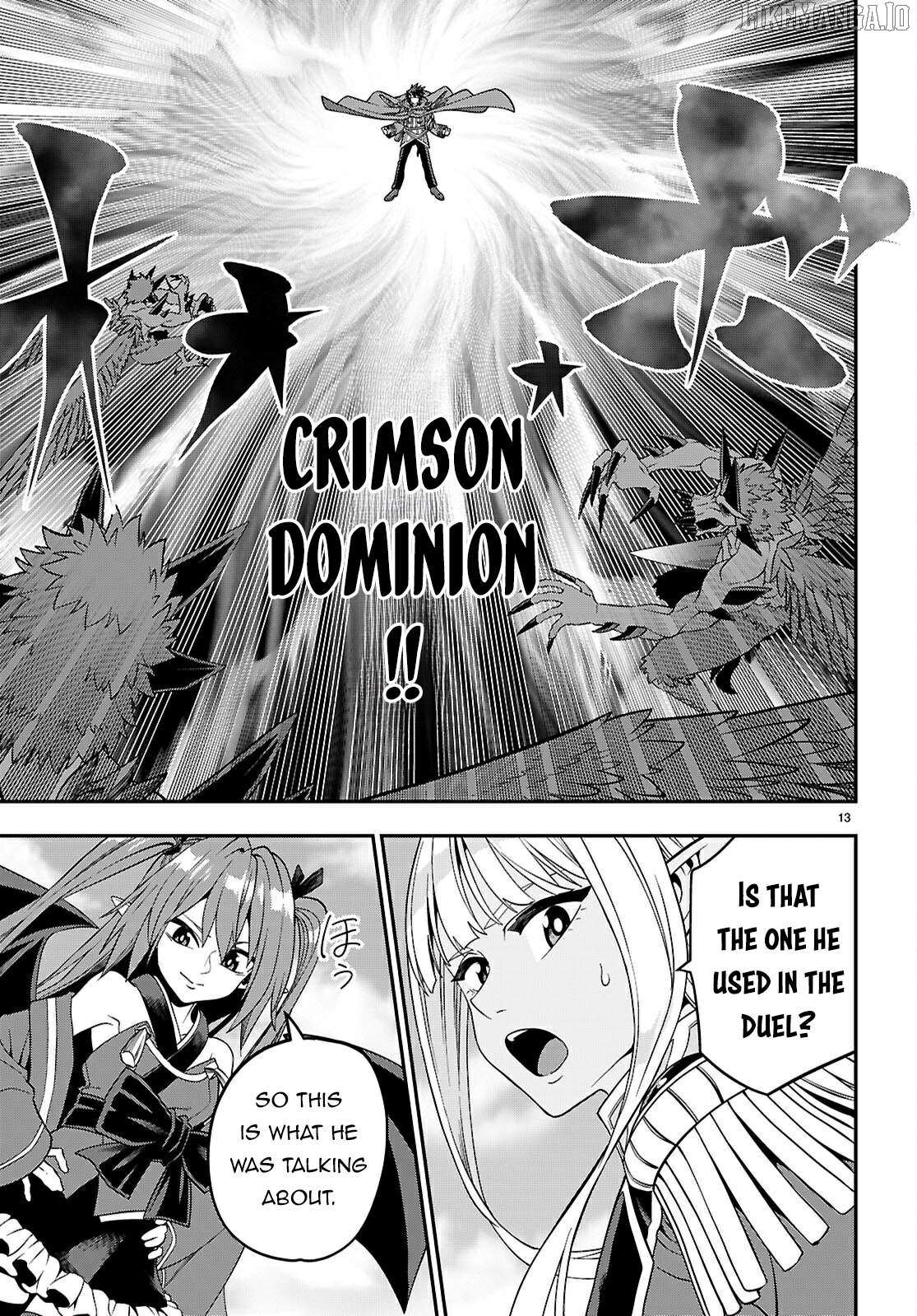 Konjiki no Moji Tsukai - Yuusha Yonin ni Makikomareta Unique Cheat Chapter 122 - page 14