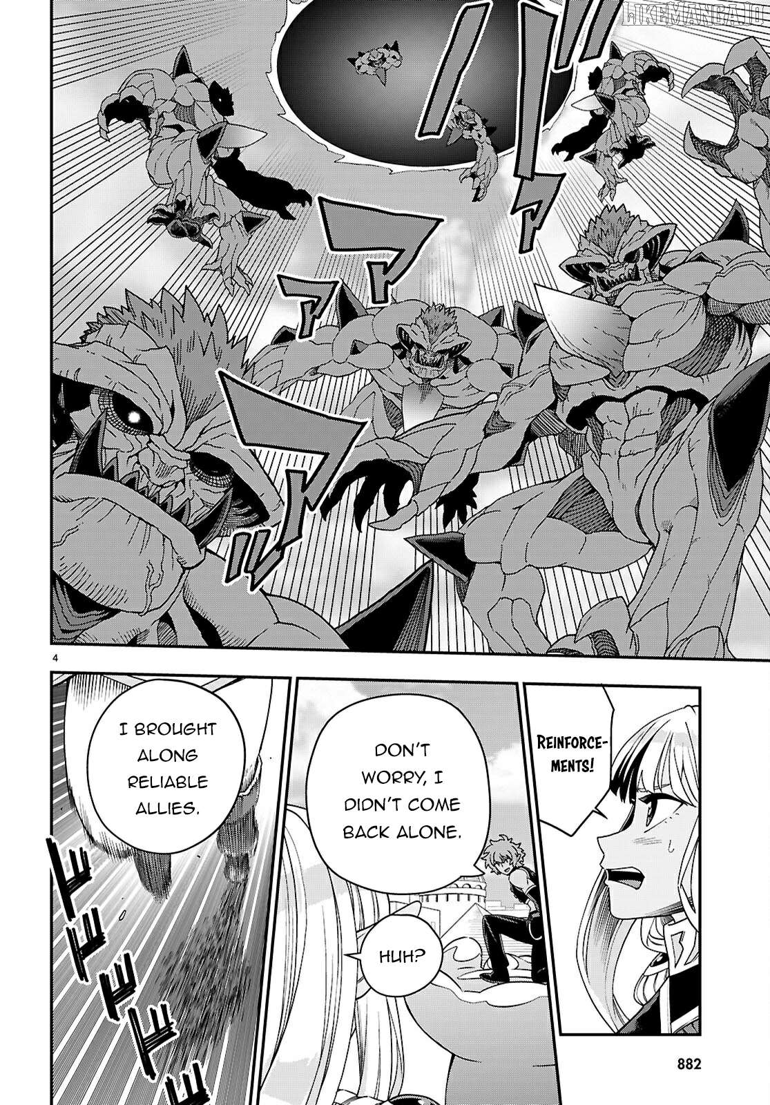 Konjiki no Moji Tsukai - Yuusha Yonin ni Makikomareta Unique Cheat Chapter 122 - page 5