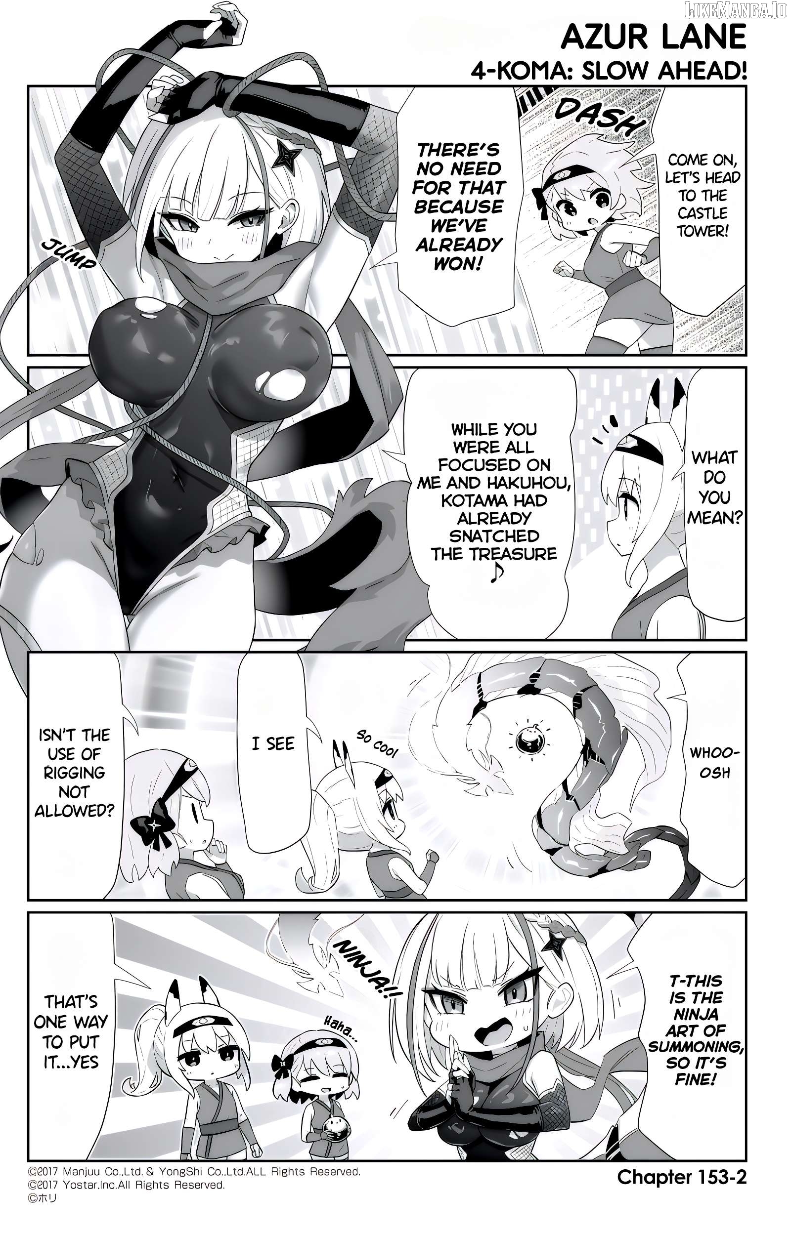 Azur Lane 4-Koma: Slow Ahead Chapter 153 - page 2