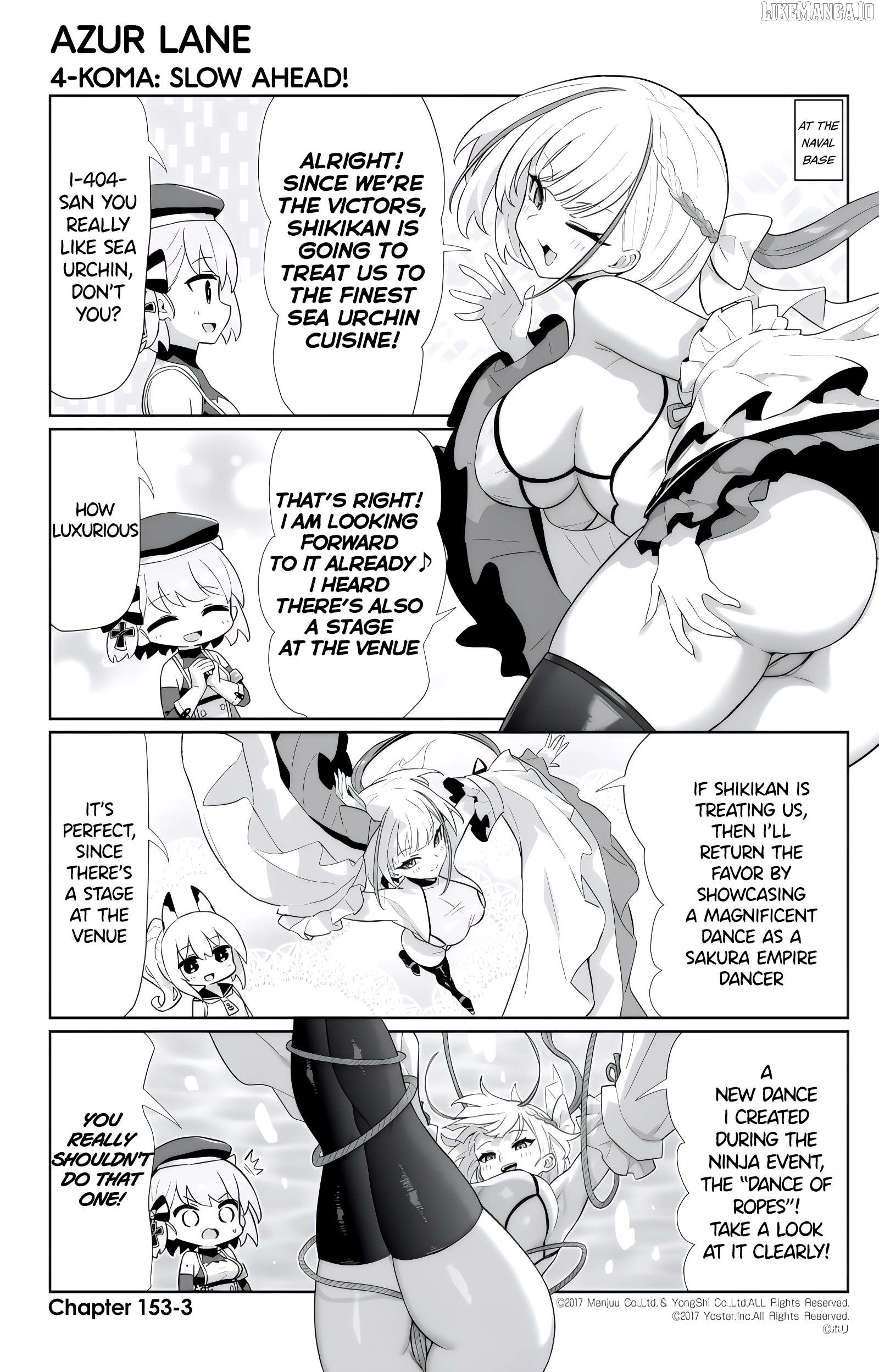 Azur Lane 4-Koma: Slow Ahead Chapter 153 - page 3