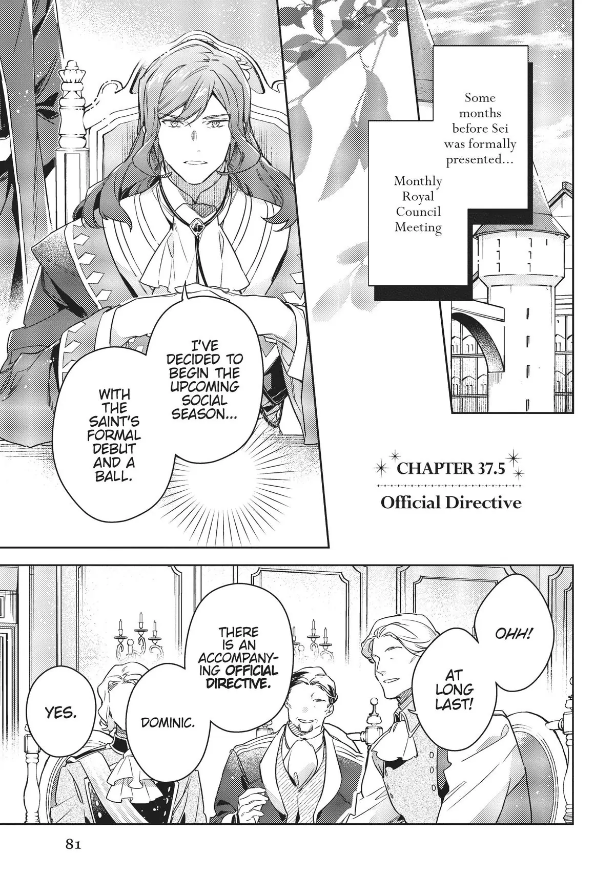 The Power of the Saint is All Around Chapter 37.5 - page 1