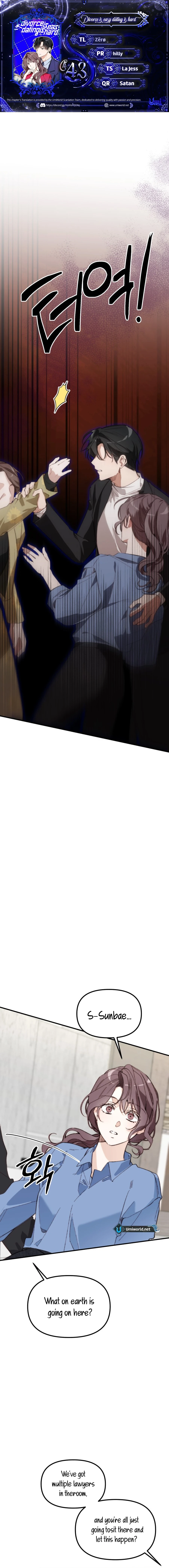 Divorce Is Easy, But Love Is Hard Chapter 43 - page 1