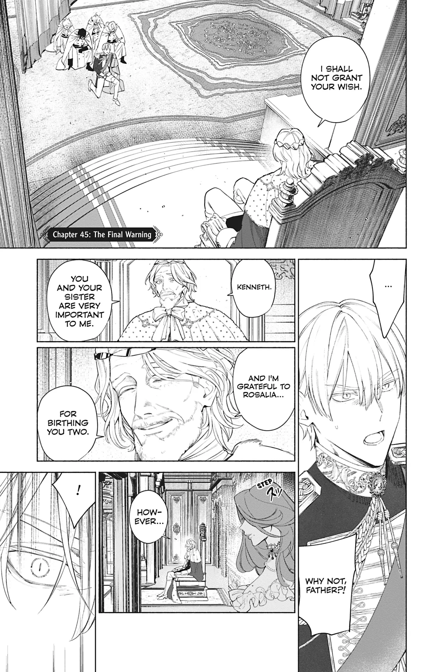 The Young Lady of a District Count Is Sold and Forced to Dote on the Crown Prince of the Neighboring Country Chapter 45 - page 1