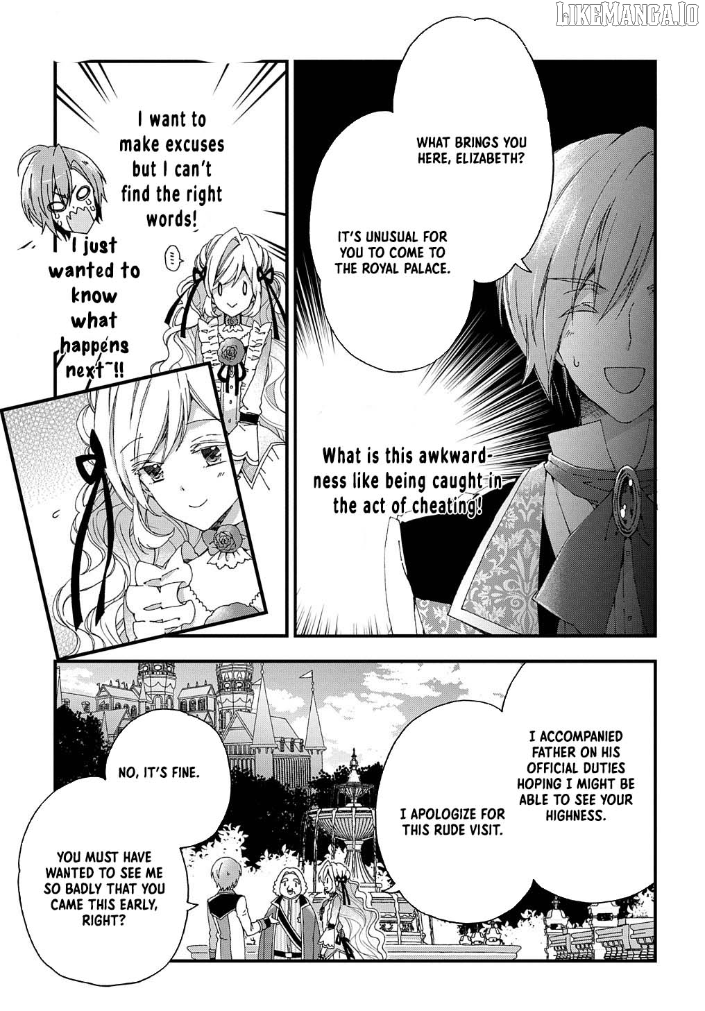 Betabore no Kon'yakusha ga Akuyaku Reijou ni Sare Sou na no de. Chapter 4 - page 7