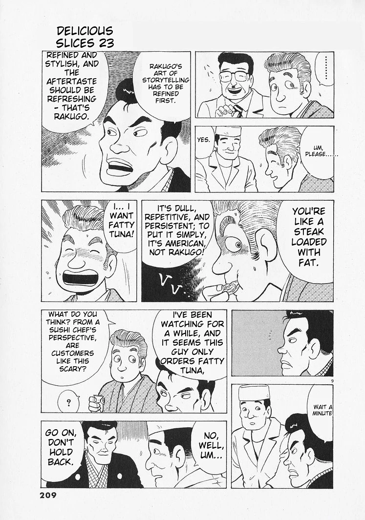 Oishinbo - Manga Chapter 217 - page 9