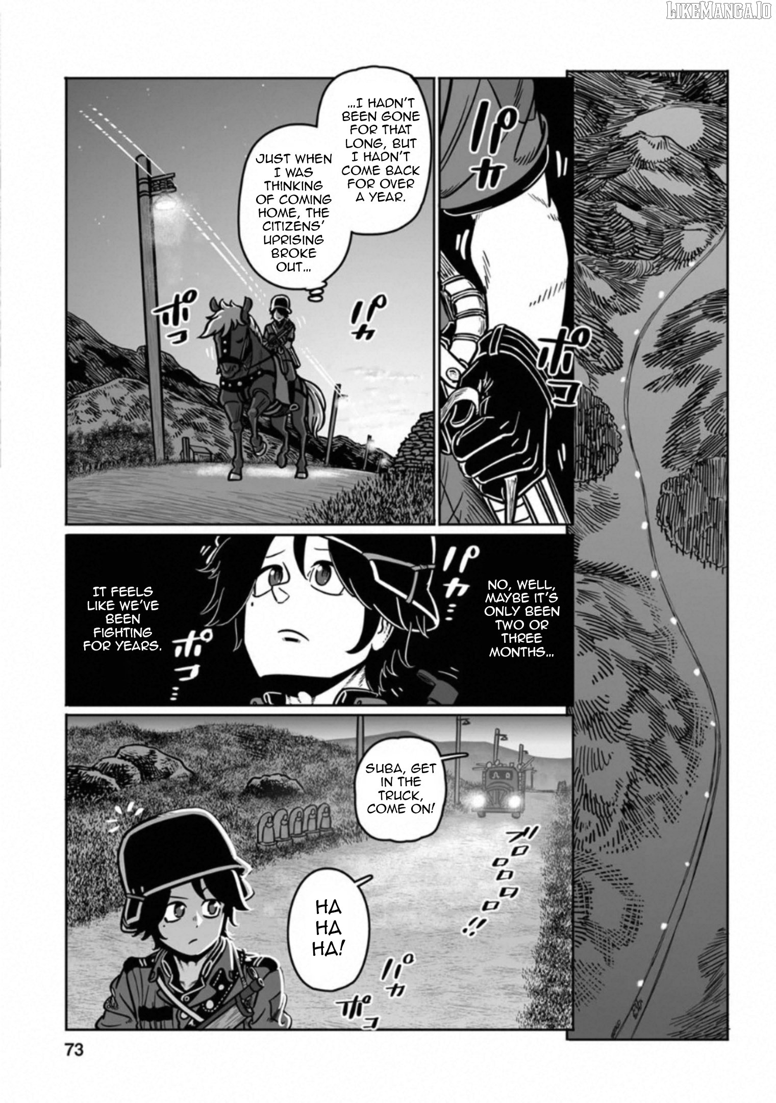 Groundless - Sekigan no Sogekihei Chapter 38 - page 24