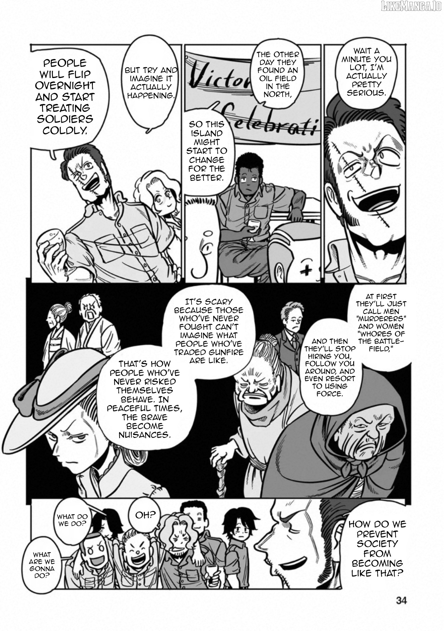 Groundless - Sekigan no Sogekihei Chapter 37 - page 35