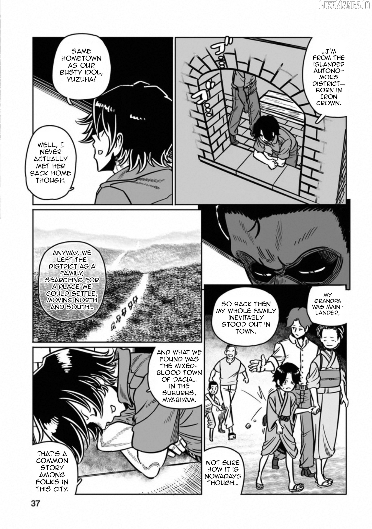 Groundless - Sekigan no Sogekihei Chapter 37 - page 38