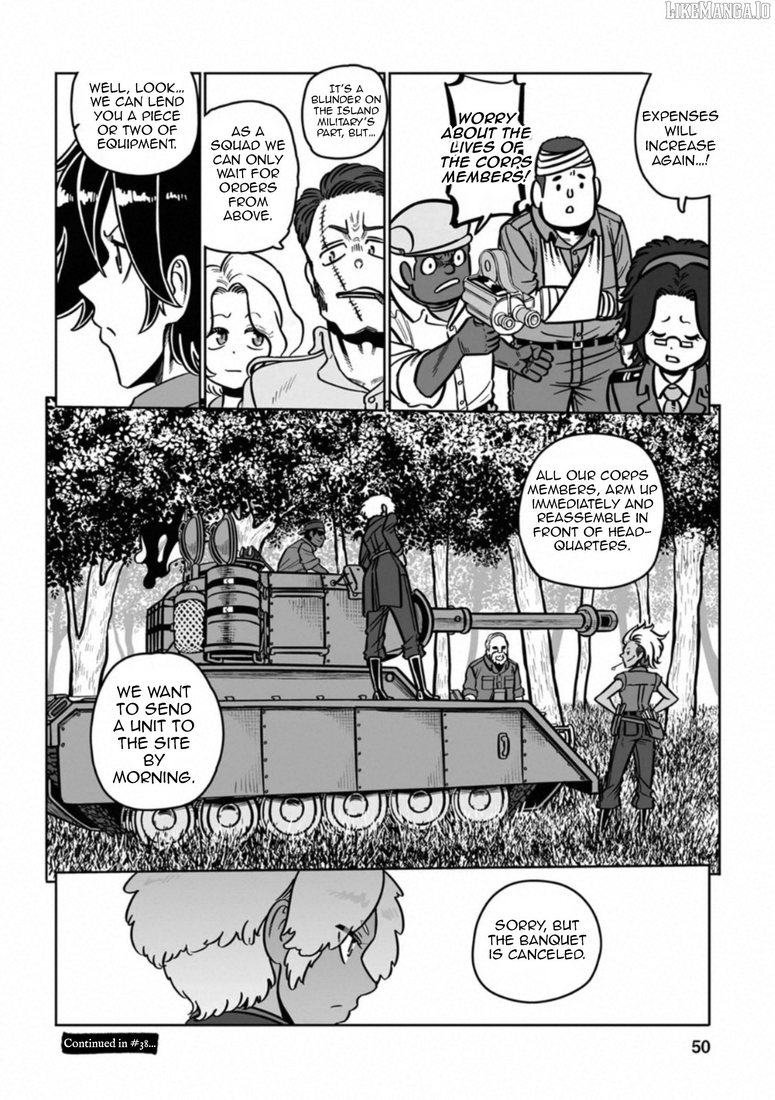 Groundless - Sekigan no Sogekihei Chapter 37 - page 51