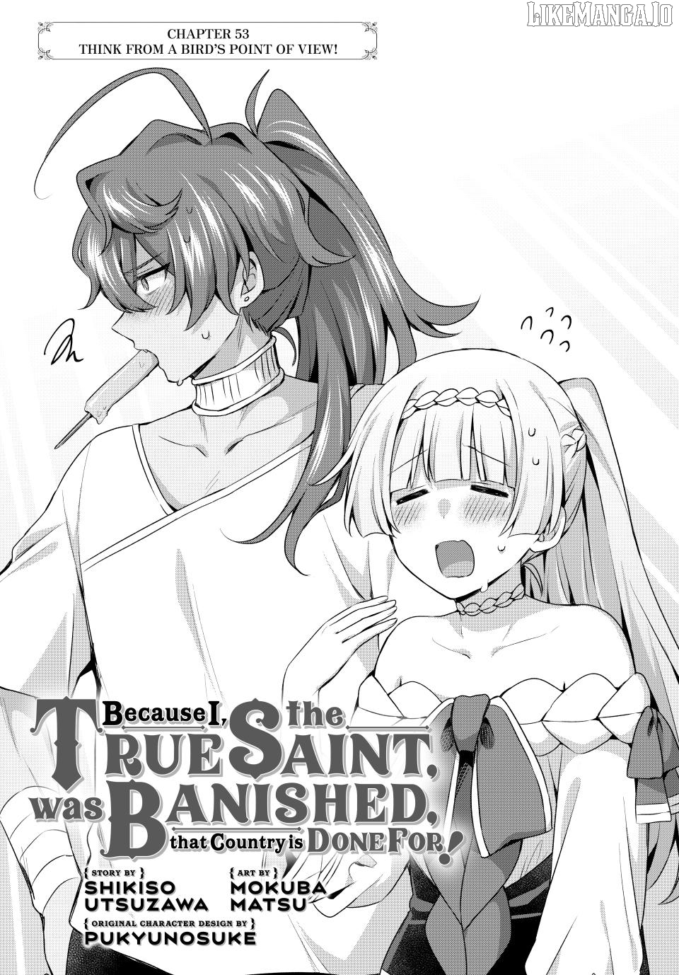 Because I, the True Saint, was Banished, that Country is Done For! [Official] Chapter 53 - page 1