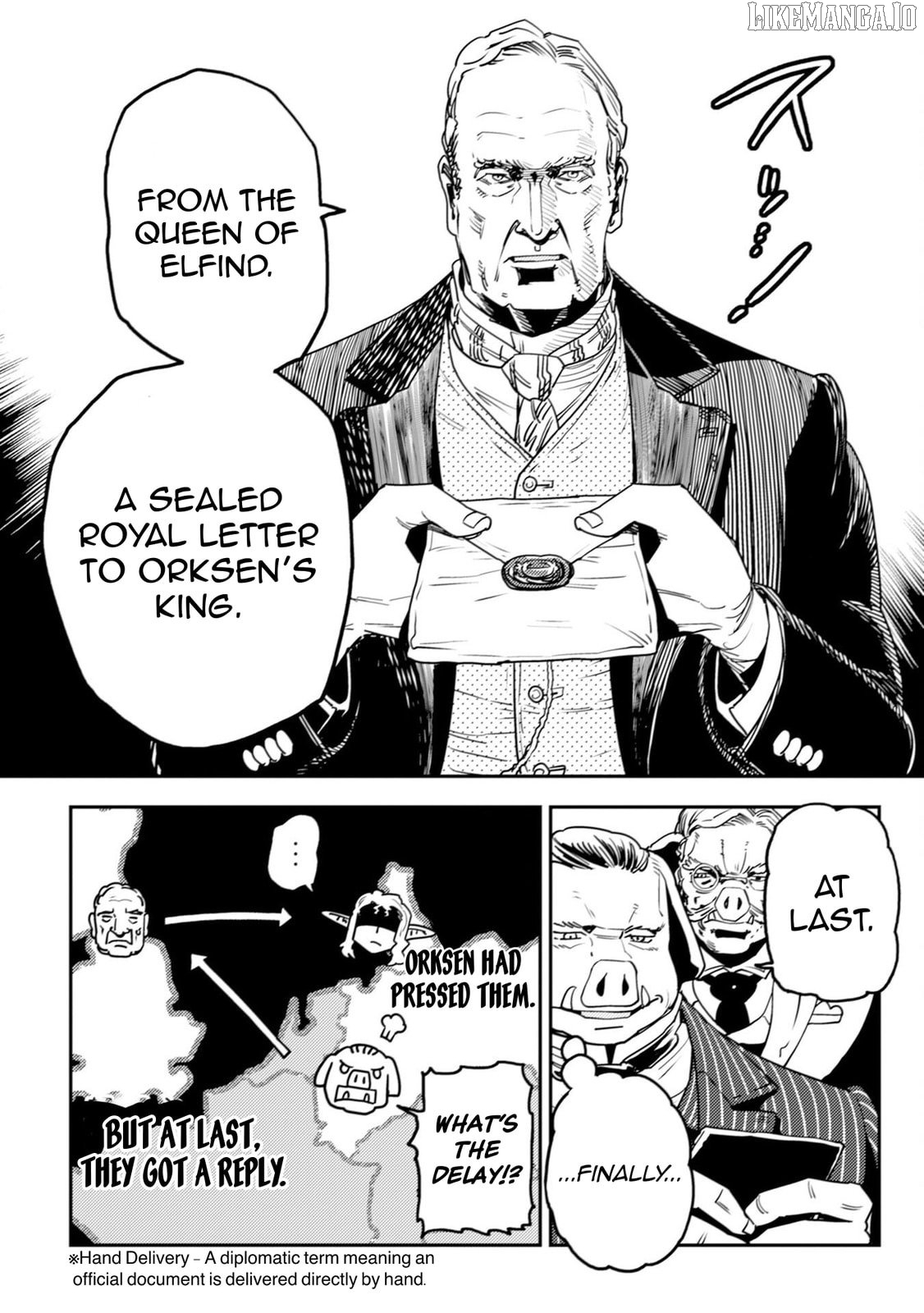 Orcsen Oukokushi – Yaban na Ooku no Kuni wa, Ikanishite Heiwa na Elf no Kuni wo Yakiharau ni Itatta ka Chapter 11 - page 43