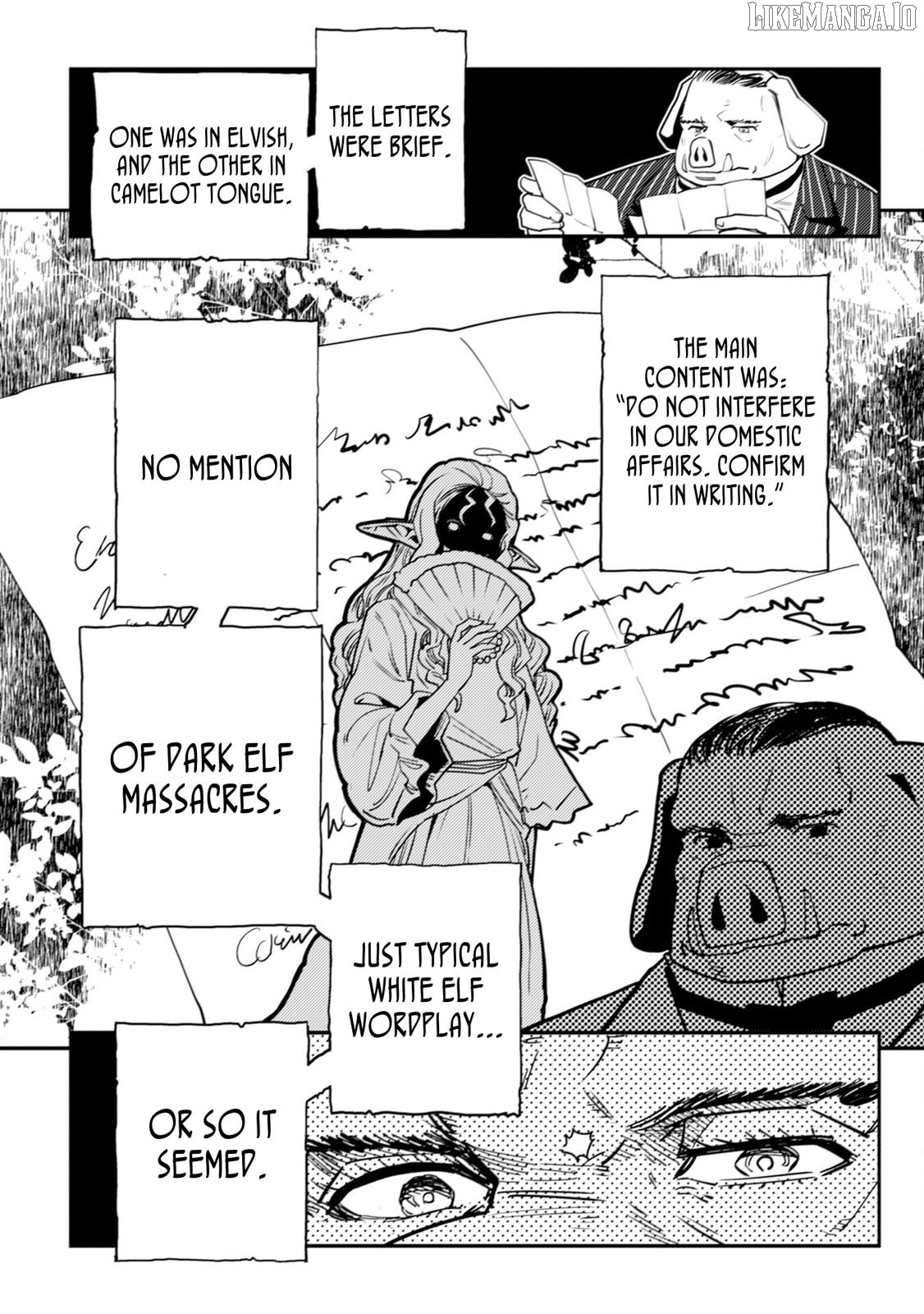 Orcsen Oukokushi – Yaban na Ooku no Kuni wa, Ikanishite Heiwa na Elf no Kuni wo Yakiharau ni Itatta ka Chapter 11 - page 45