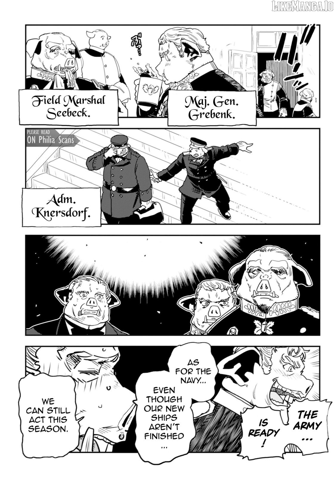 Orcsen Oukokushi – Yaban na Ooku no Kuni wa, Ikanishite Heiwa na Elf no Kuni wo Yakiharau ni Itatta ka Chapter 11 - page 53