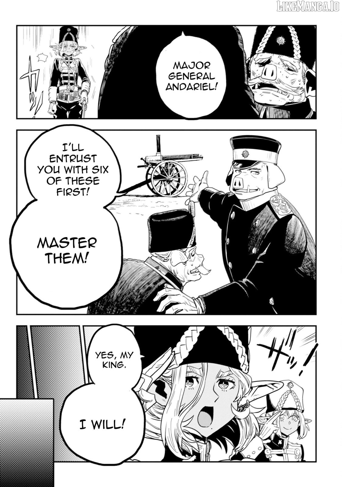 Orcsen Oukokushi – Yaban na Ooku no Kuni wa, Ikanishite Heiwa na Elf no Kuni wo Yakiharau ni Itatta ka Chapter 11 - page 8