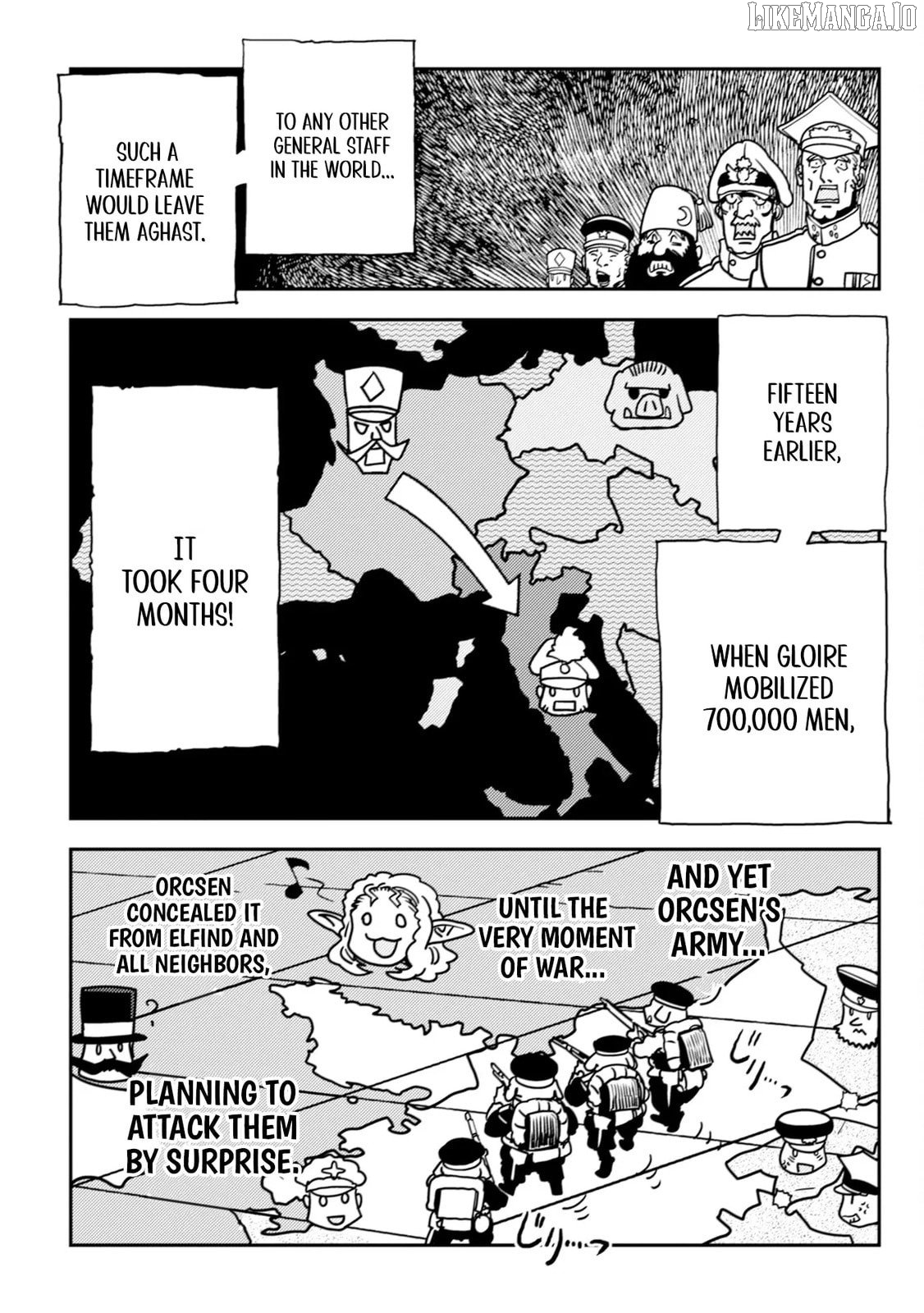 Orcsen Oukokushi – Yaban na Ooku no Kuni wa, Ikanishite Heiwa na Elf no Kuni wo Yakiharau ni Itatta ka Chapter 12 - page 2