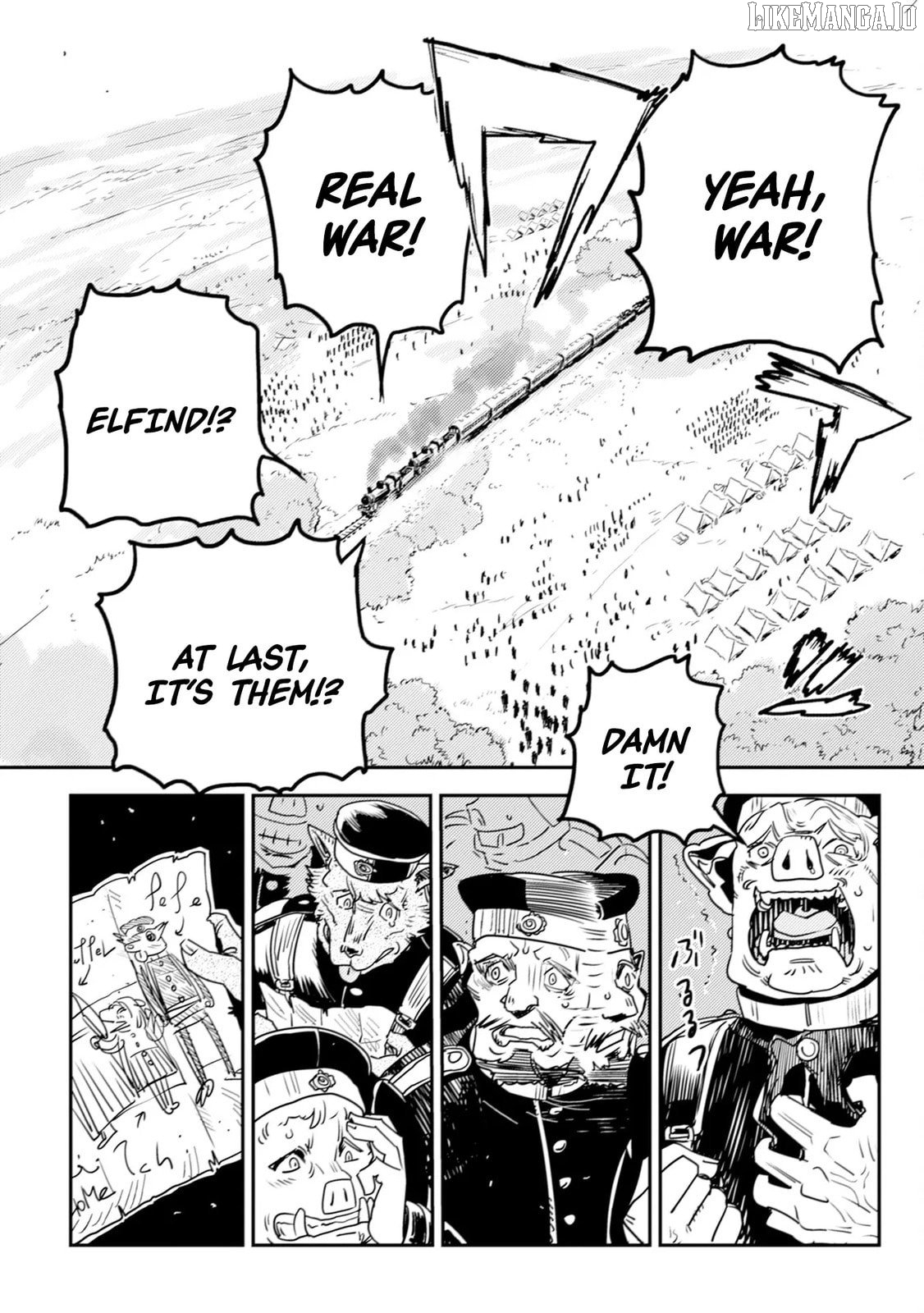 Orcsen Oukokushi – Yaban na Ooku no Kuni wa, Ikanishite Heiwa na Elf no Kuni wo Yakiharau ni Itatta ka Chapter 12 - page 32