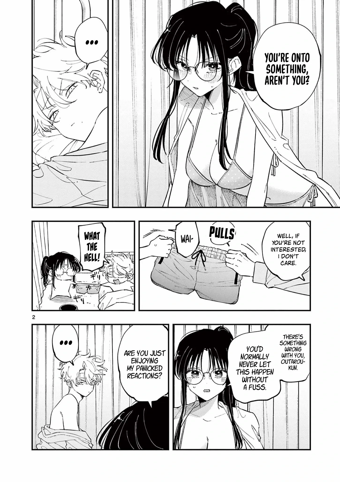 The Person Sitting Next to Me Looking at Me with Perverted Eyes Chapter 73 - page 2