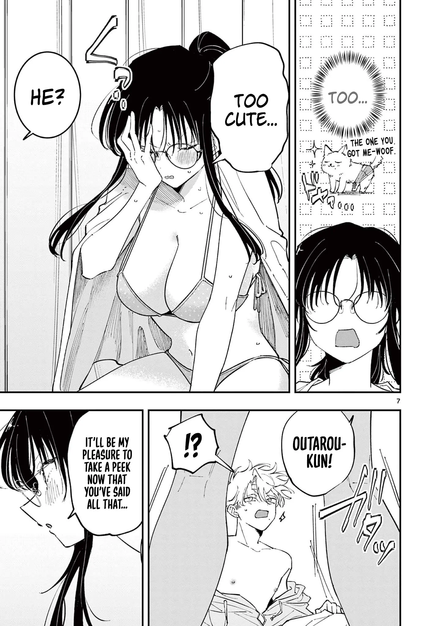The Person Sitting Next to Me Looking at Me with Perverted Eyes Chapter 73 - page 7
